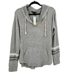 Mix by 41 Hawthorne Space Dye Heather‎ Gray Hoodie L Pullover Comfy Loungewear